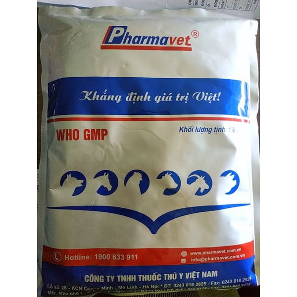 [Gói 1kg ]Men tiêu hóa Phartizyme ngừa tiêu chảy, giảm hôi chuồng trại