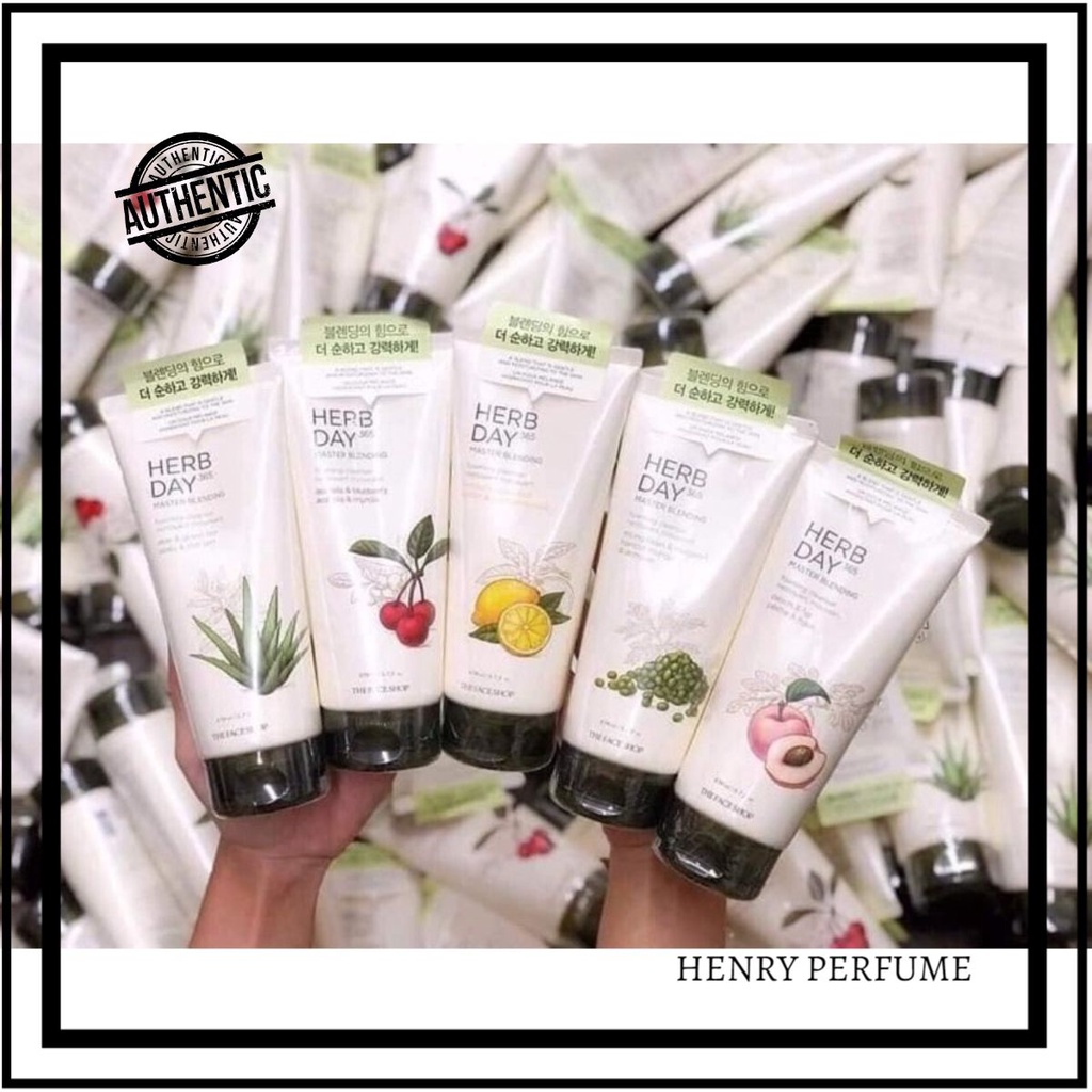 Ⓟ SỬA RỬA MẶT HERB DAY 365 TRÁI CÂY DỊU NHẸ NHA