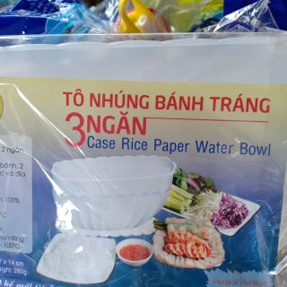 Tô nhúng bánh tráng 3 ngăn