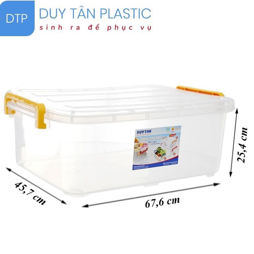 Thùng nhựa chữ nhật Duy Tân 55L - 0194