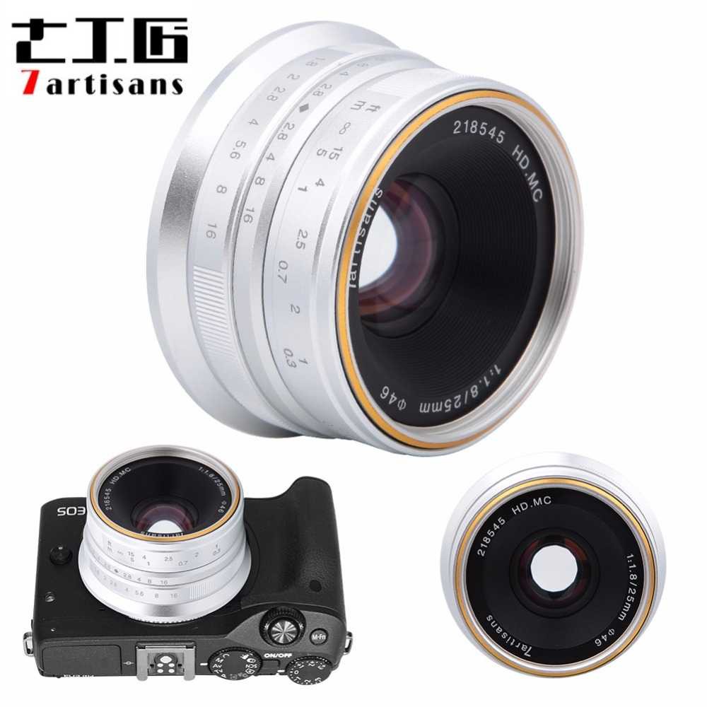 (CÓ SẴN) Ống kính 7Artisans 25mm F1.8 - Dùng Sony E, Fujifilm, Canon EOS-M và Panasonic Olympus ngàm M43