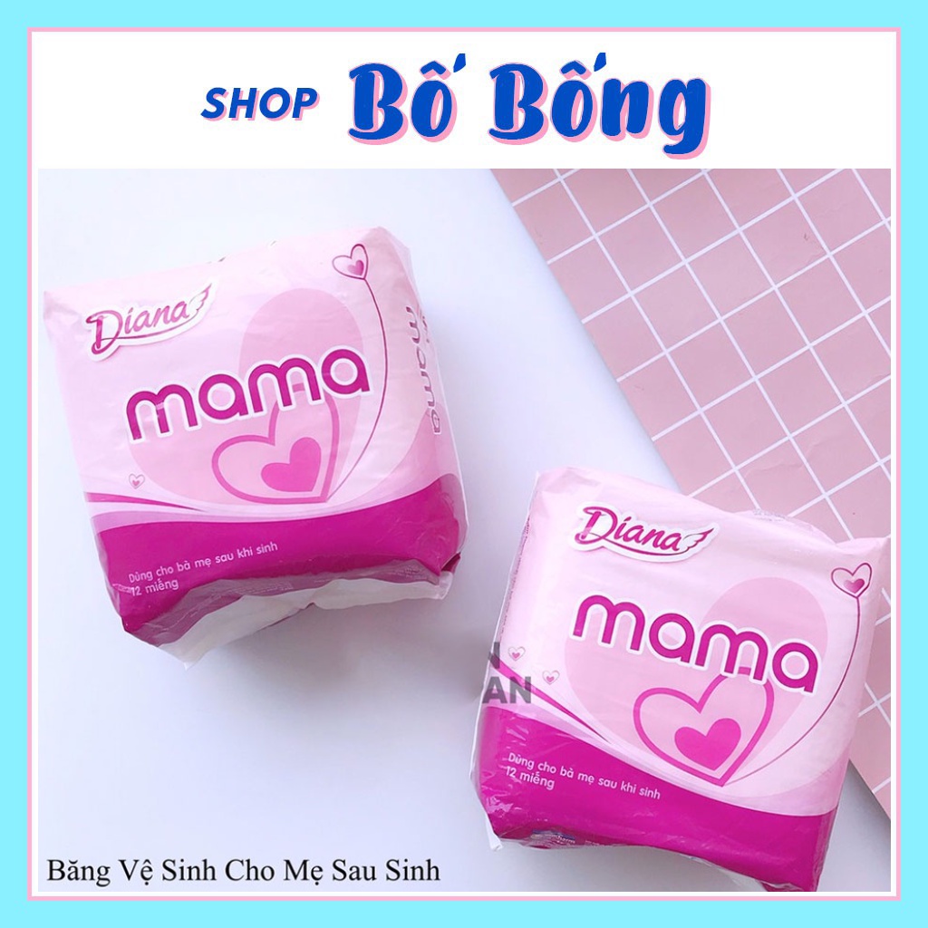 Băng vệ sinh mama cho mẹ sau sinh 12 miếng