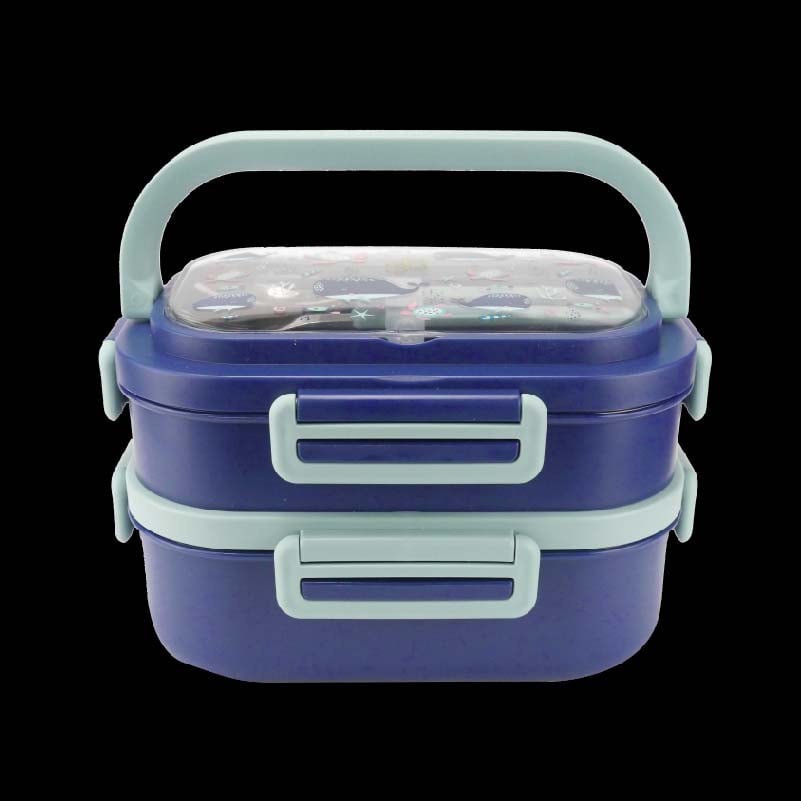 Cà men inox 304 18/10 La gourmet Save The Planet 2 ngăn 1650ml - 375957