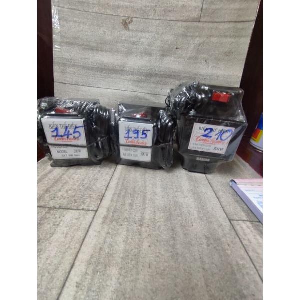 Biến thế 200w300w500w mini nhỏ gọn biến áp chuyển nguồn điện - bộ chuyển nguồn 220v ra 110v hoặc 100v