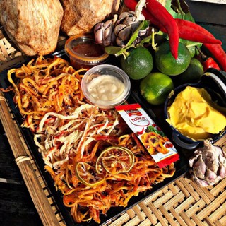 mực sợi mix 3 vị 300gr