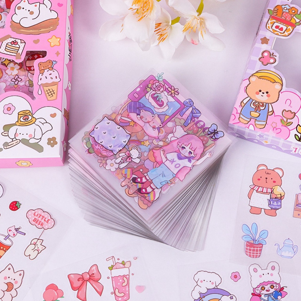 Set 100 tấm (1000 hình) sticker - Thingkids