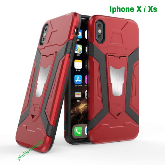 IPhone X / Xs / Xs Max ốp lưng Iron Man Pro chống sốc cao cấp