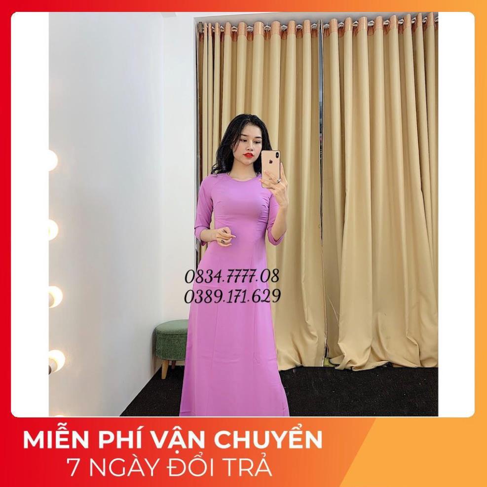 Áo dài mới _áo dài may sẵn trơn các màu phong phú