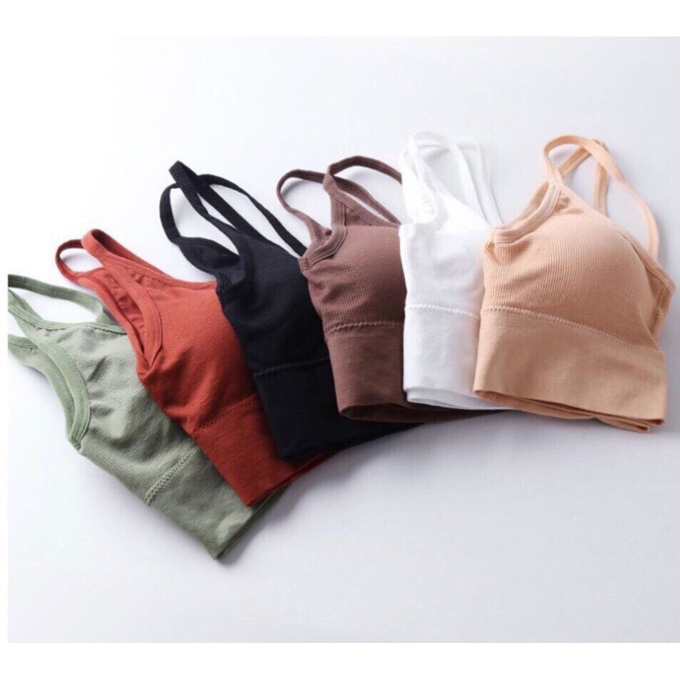 💚FREE SHIP💚 ÁO BRA CHỮ U HAI DÂY HỞ LƯNG LEN TĂM | BigBuy360 - bigbuy360.vn