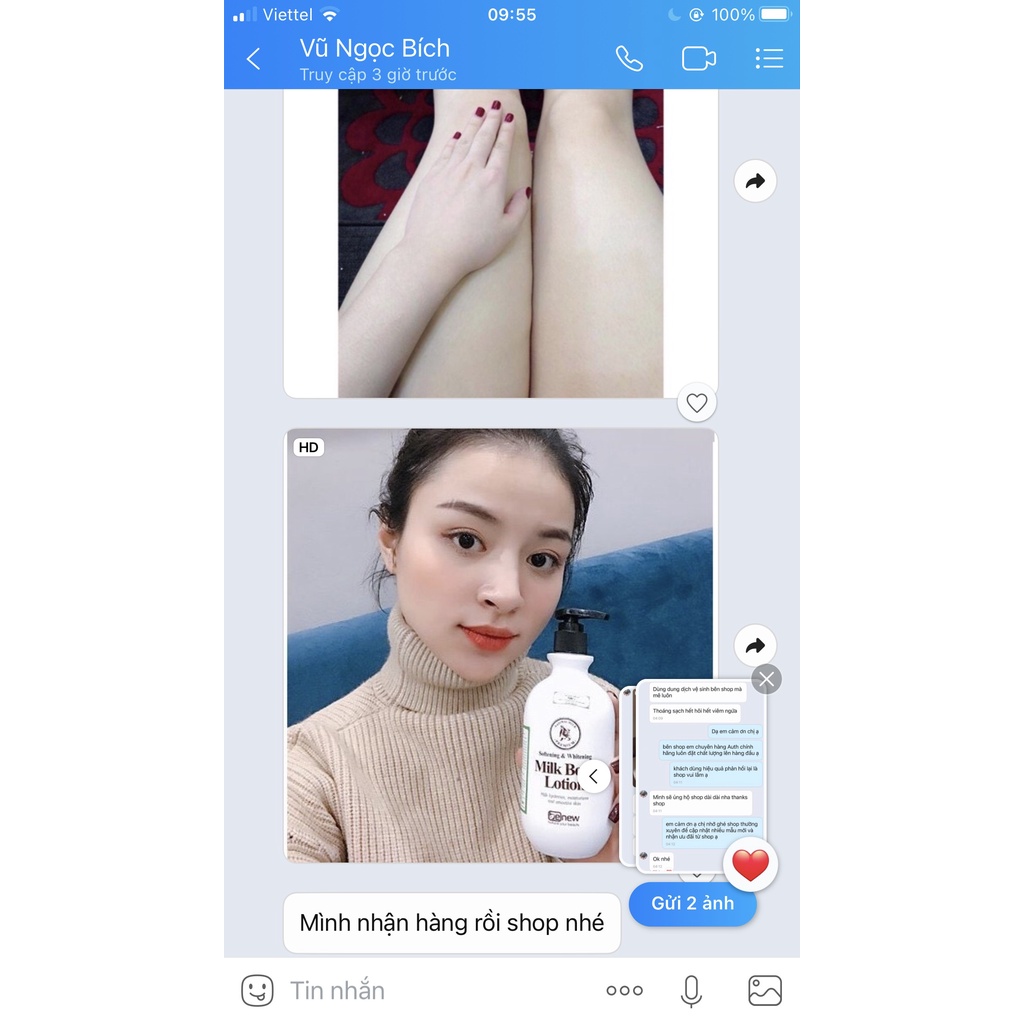 Kem dưỡng thể trắng da body BENEW MILK LOTION Hàn quốc 450ml | BigBuy360 - bigbuy360.vn