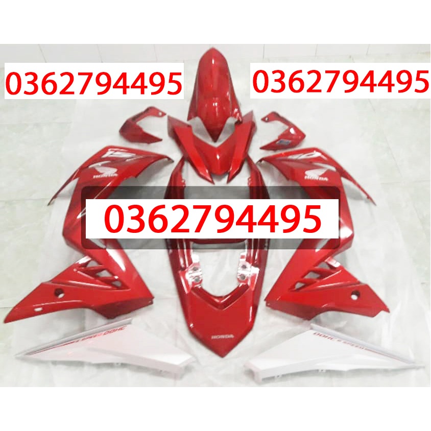 Dàn áo Winner v1 Đỏ 2017 Zin chính hãng Honda