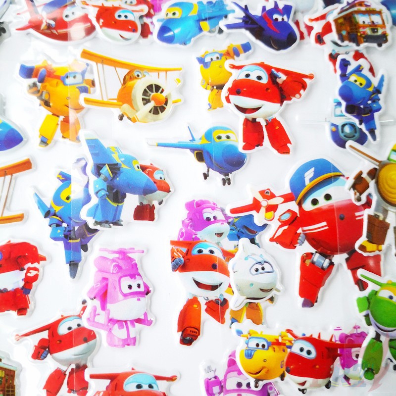 Set 1/5 Tấm Hình Dán 3d Siêu Anh Hùng Trang Trí