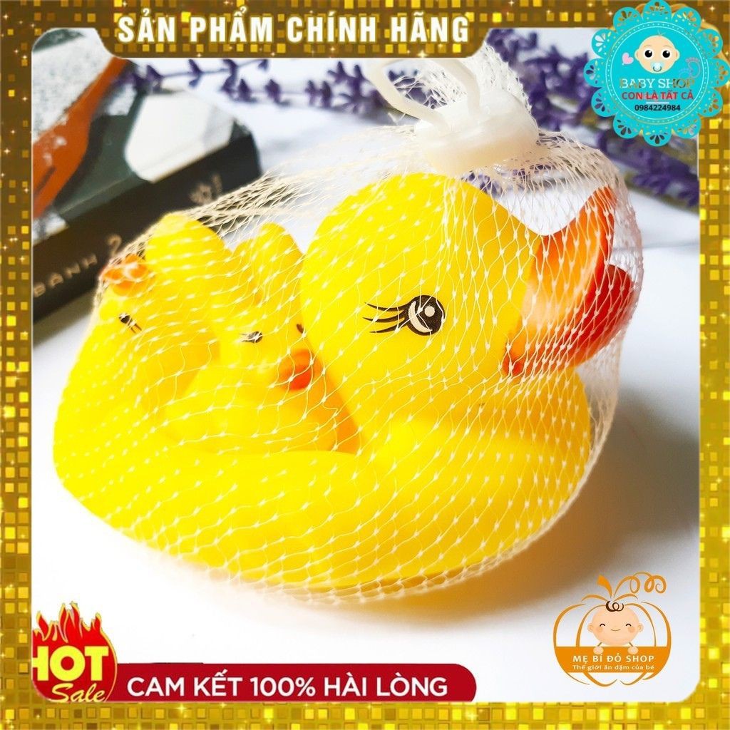 Đồ Chơi Đàn Vịt Thả Bồn Tắm Cho Bé - 1 Bộ 4 Con - Shop Con Là Tất Cả