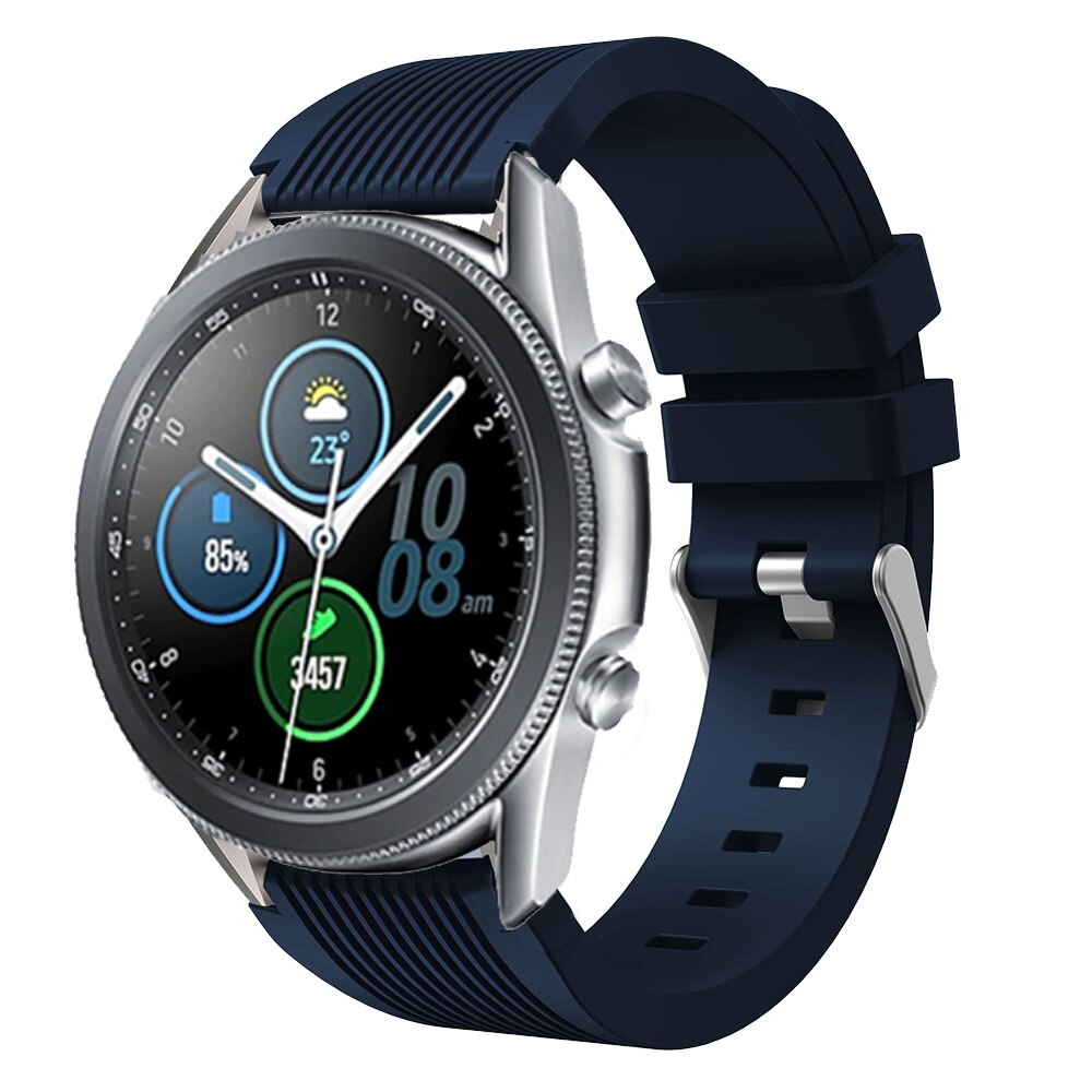 Dây Đeo Đồng Hồ Bằng Silicone 20mm 22mm Cho Samsung Galaxy Watch 3 45mm 41mm Gear S3
