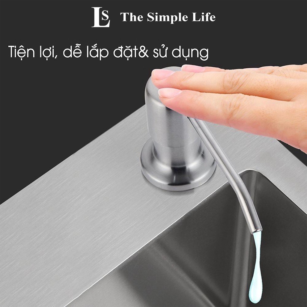 Vòi hút nước rửa chén, vòi hút nước rửa bát tự bơm hút nước rửa chén gắn chậu ống dẫn dài 1,2m Inox 304 [CHÍNH HÃNG]