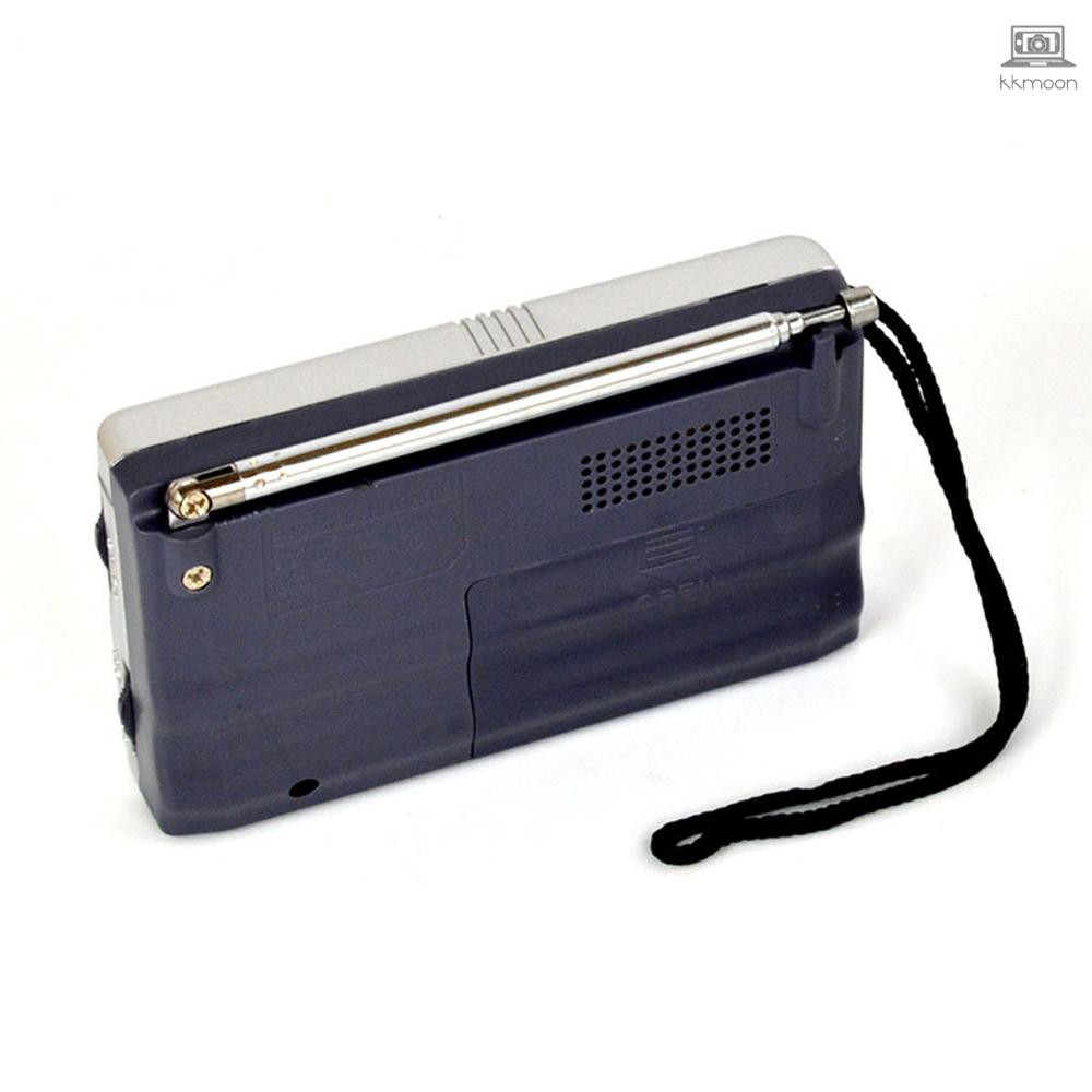 Mini Radio Portable Speaker AM FM Adjustable Telescopic Antenna Pocket Radios