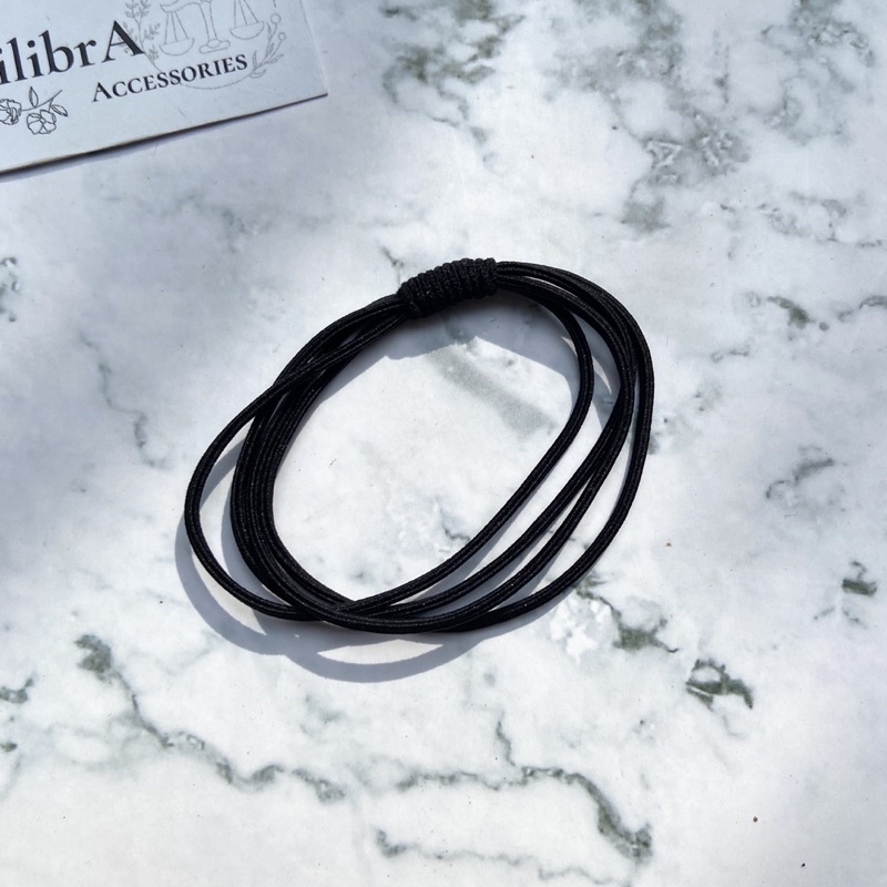 Dây buộc tóc trơn 4 vòng chắc chắn, cột tóc nữ phụ kiện thời trang CT026 - Filibra