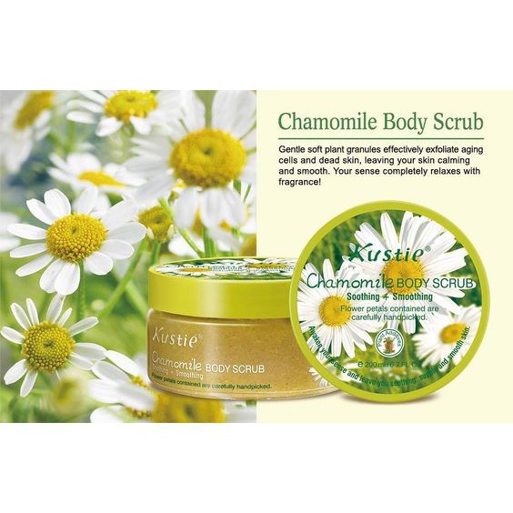 Set Quà Tặng Bộ 3 Sản Phẩm Chăm Sóc Da Toàn Diện Kustie Chamomile Hương Hoa Cúc 100mlx 3