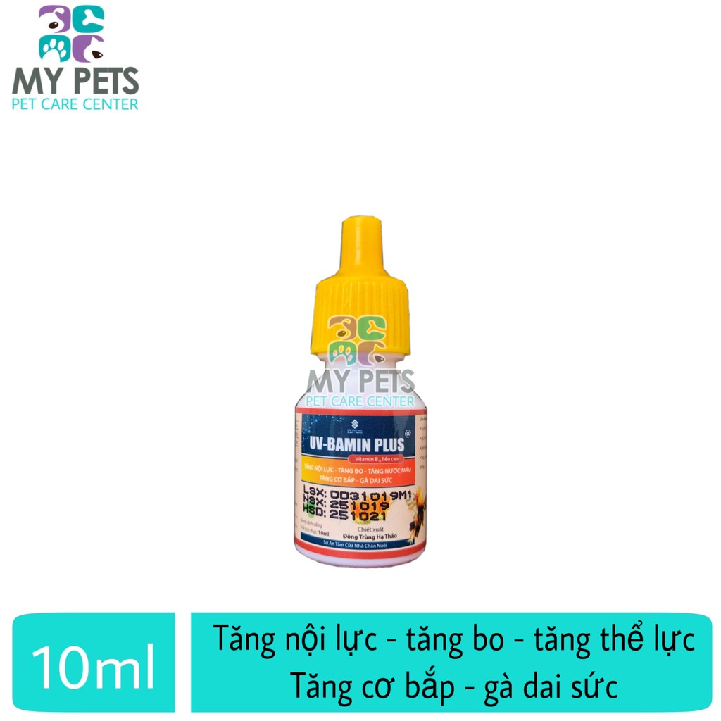 UV - BAMIN PLUS dành riêng cho gà đá - Lọ 10ml