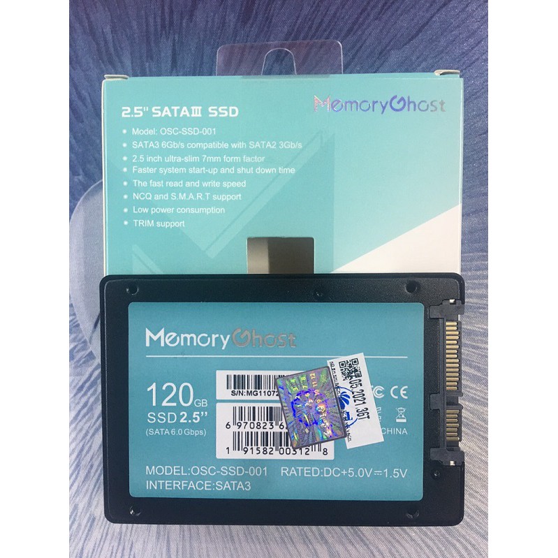 Ổ Cứng SSD Memory Ghost 120GB -SẴN WIN 10 PRO