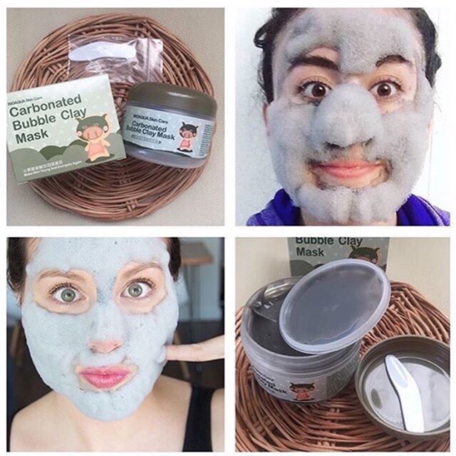 Mặt nạ sủi bọt thải độc Bioaqua