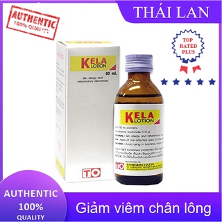 KELA LOTION DÙNG CHO VIÊM LỖ CHÂN LÔNG 30ml/60ml ⚡HÀNG CAO CẤP⚡ KELA LOTIPON Thái Lan 60 ml