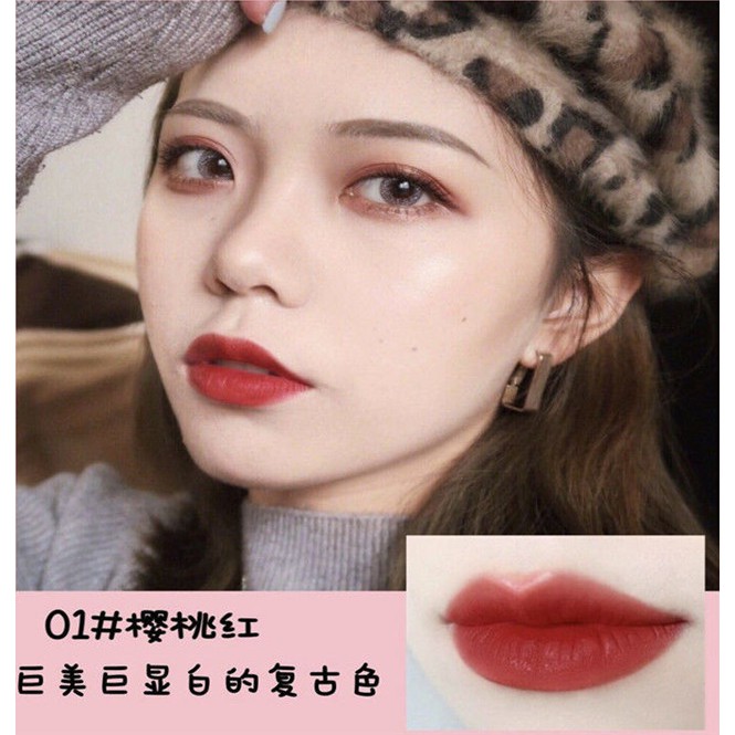 Bộ 8 cây son kem lì lâu trôi dùng trang điểm chống thấm nước hiệu ứng sương khói thương hiệu WETN | BigBuy360 - bigbuy360.vn
