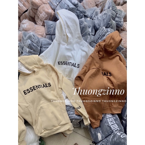 [Ảnh thật/Video] Áo hoodie nỉ bông Esentials có mũ to rộng | BigBuy360 - bigbuy360.vn