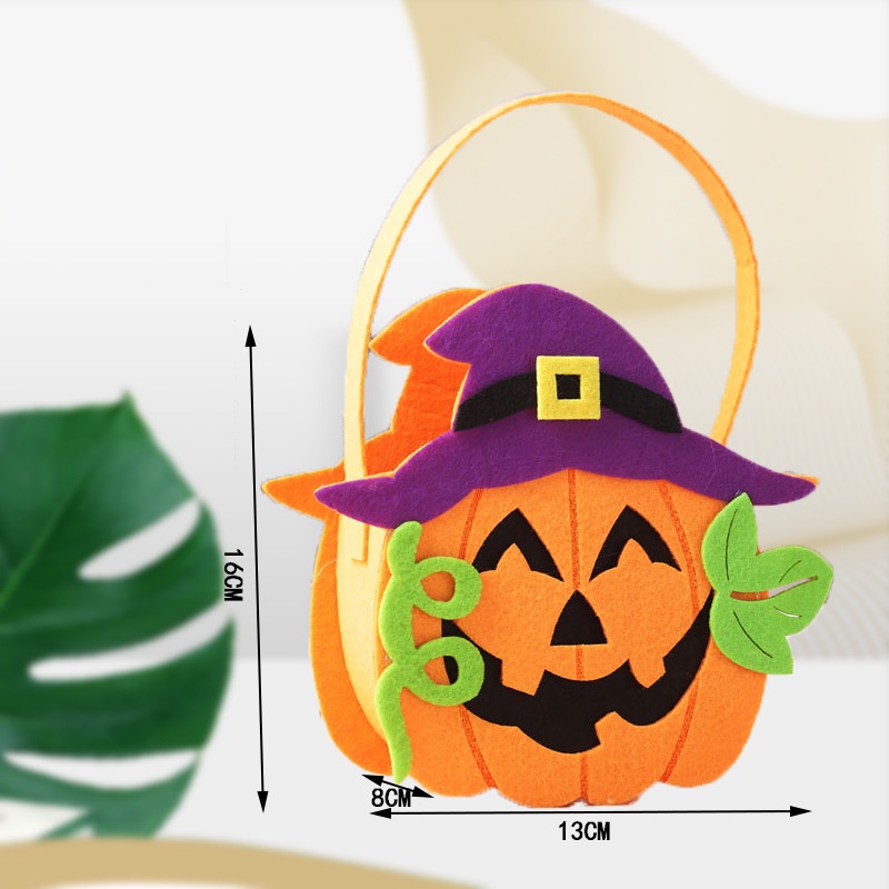 Túi Nỉ Hình Ma Trang Trí Halloween