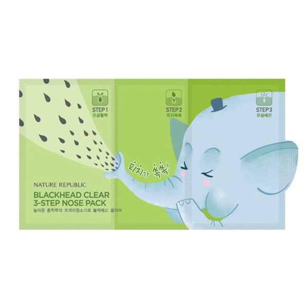 Miếng lột mụn mũi Nature Republic Blackhead clear 3step nosepack