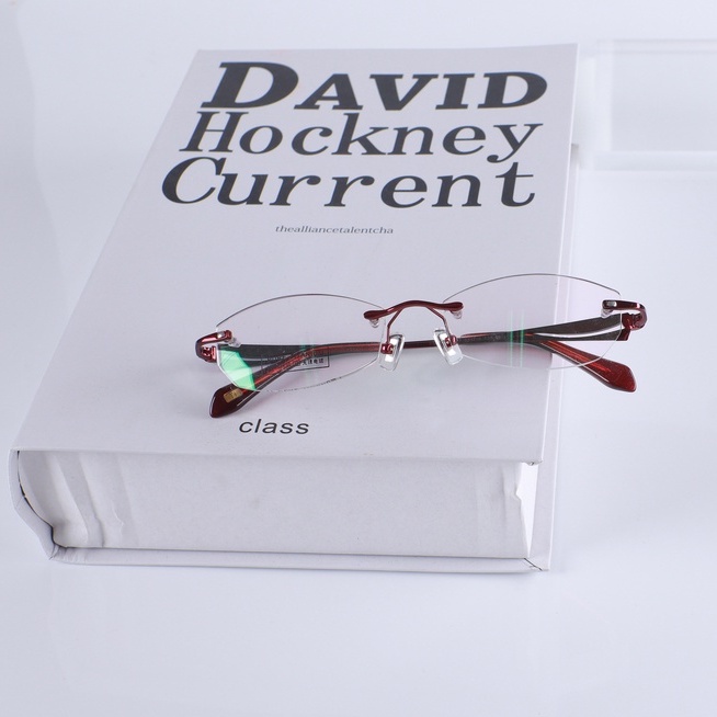 Gọng kính Titanium ( khoan ốc ) cao cấp OURESS 8961