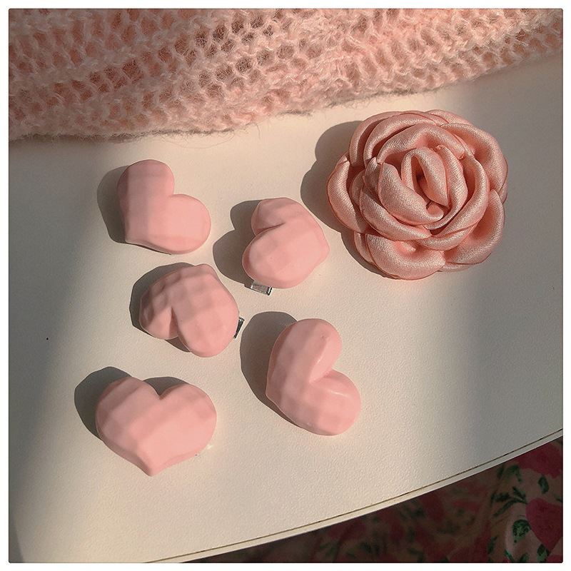Set 5 Kẹp Tóc Hình Trái Tim Dễ Thương