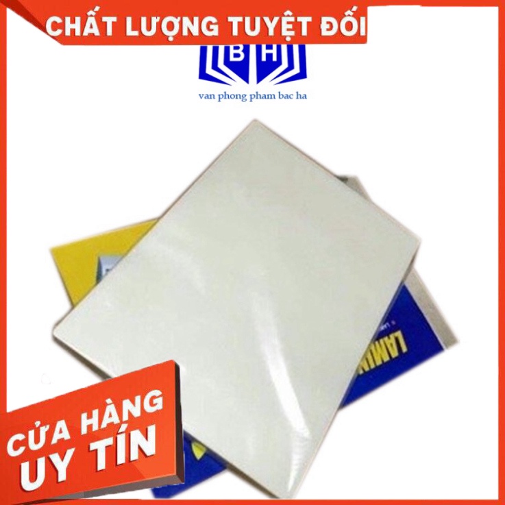 Giấy Ép Platis 35 Mic Khổ A3-A4 Dùng Để Ép Ảnh, Bằng Lái Xe Thẻ Bảo Hiểm
