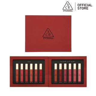 Set 12 Son 3CE Cloud Lip Tint Mịn Nhẹ Như Mây 4g