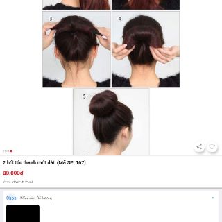 Thanh búi tóc mềm