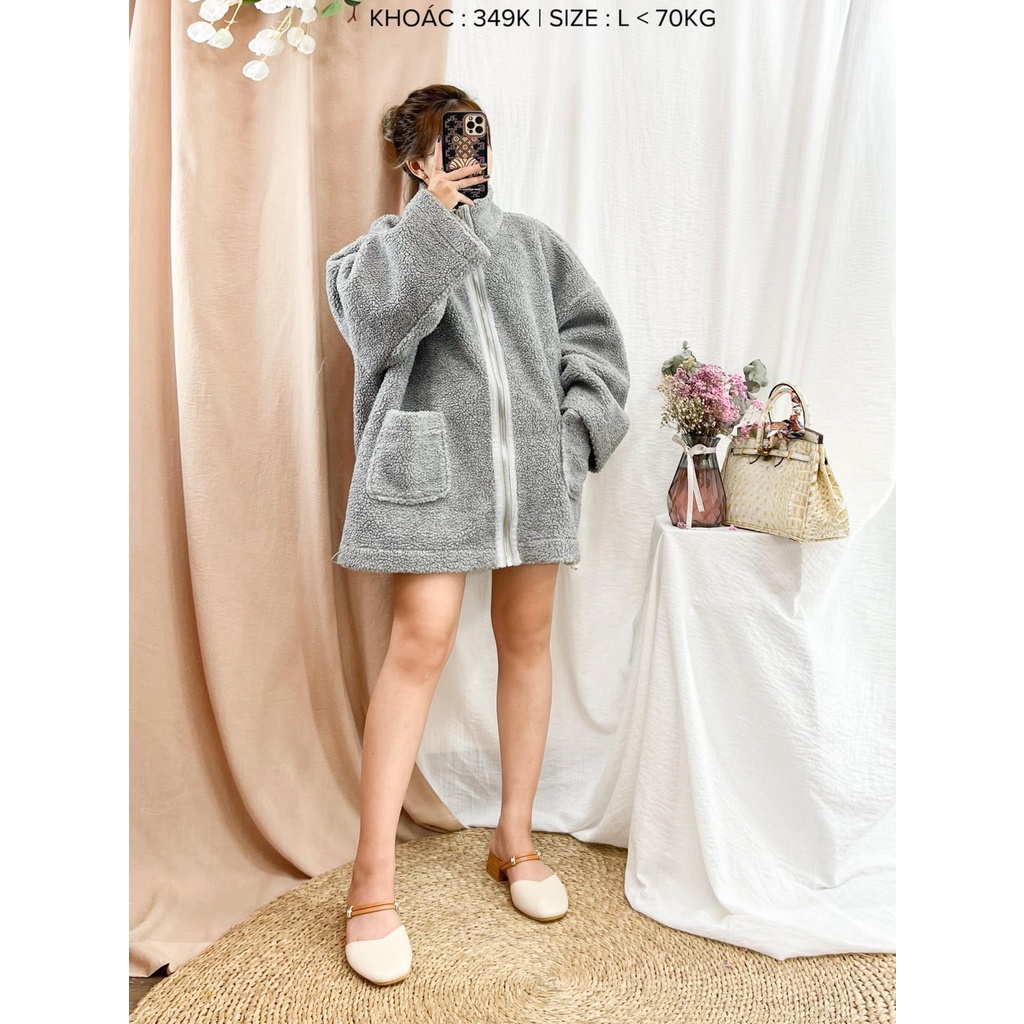 Ao khoác lông cừu 2hand