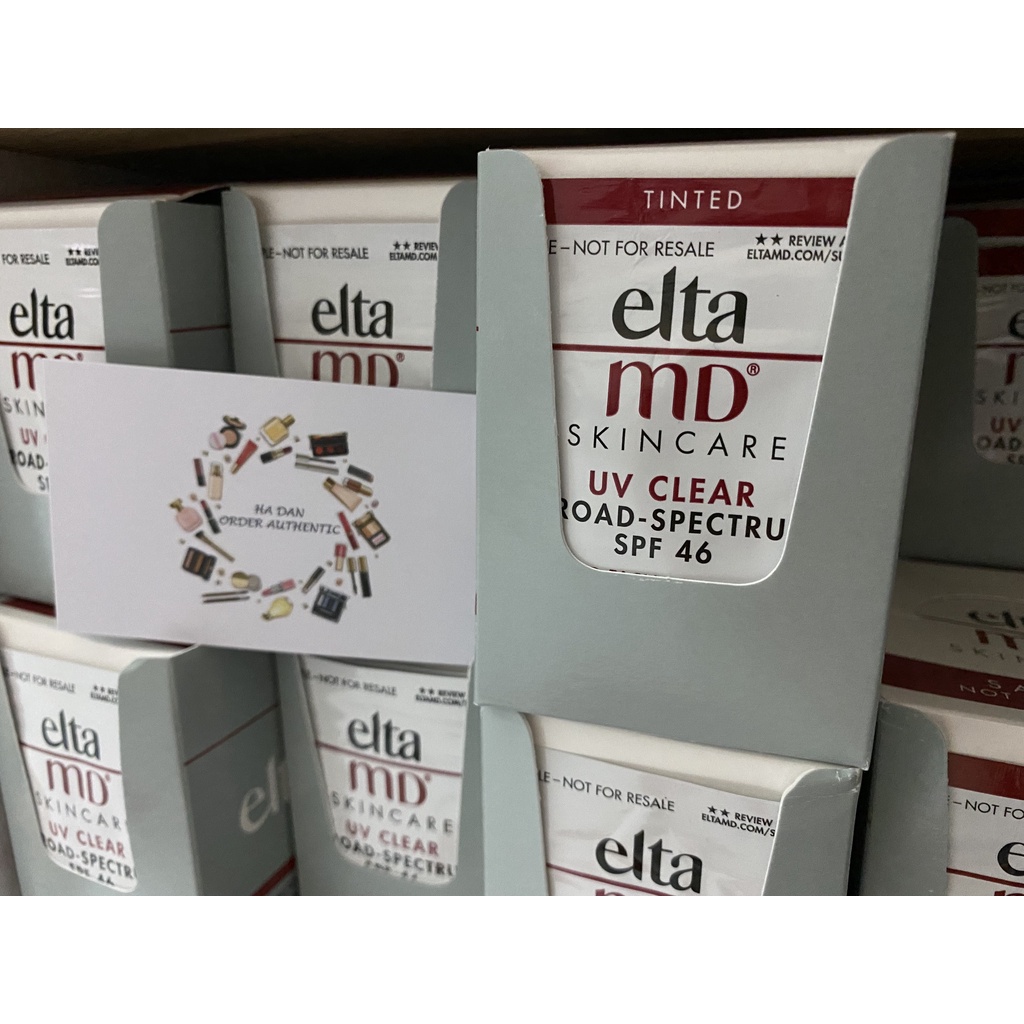 Kem chống nắng ELTA MD SPF 40 41 45 46 có màu (tinted) và ko màu (untinted)