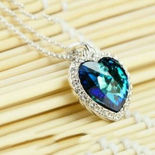 Dây chuyền đá Ruby Sky Blue