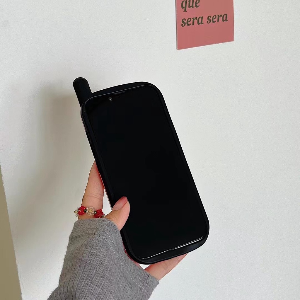 Ốp Điện Thoại tpu Mềm Hình Cậu Bé Bút Chì Uống Trà Sữa Cho Iphone 12 pro max 11 pro max xs max xr x 13promax