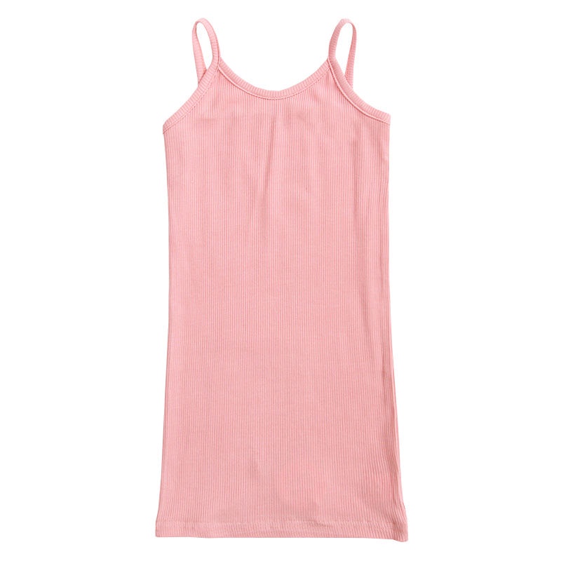 Đồ ngủ hai dây mỏng phong cách mùa thu xinh xắn cho bé gái