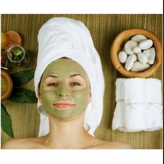 Bột trà xanh chùm ngây tắm trắng, đắp mặt TRỊ MỤN TRẮNG DA - 200g