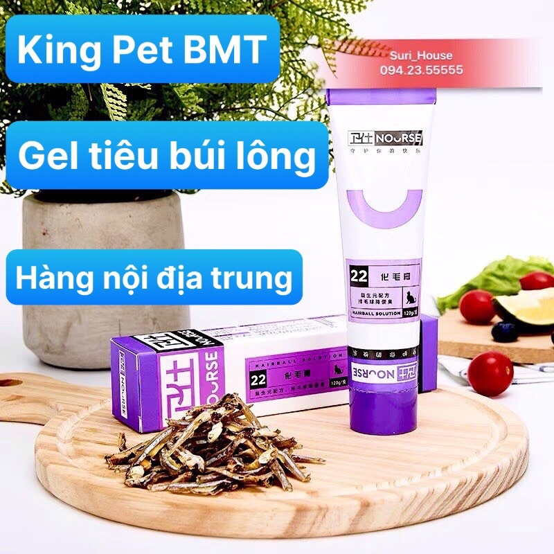 Gel Nourse 22- Gel tiêu búi lông, tránh tắt ruột cho mèo