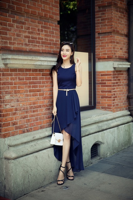 Đầm maxi chiffon mịn tay lỡ eo thun hoạ tiết hoa thổ cẩm size S M L XL | BigBuy360 - bigbuy360.vn