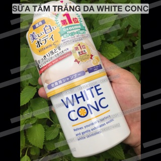 SỮA TẮM TRẮNG DA WHITE CONC