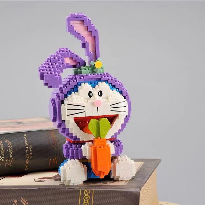 Đồ chơi lắp ráp mô hình Doraemon Kỳ Lân đồ chơi xếp hình doraemon đáng yêu cho bé ANDATOY AD1138