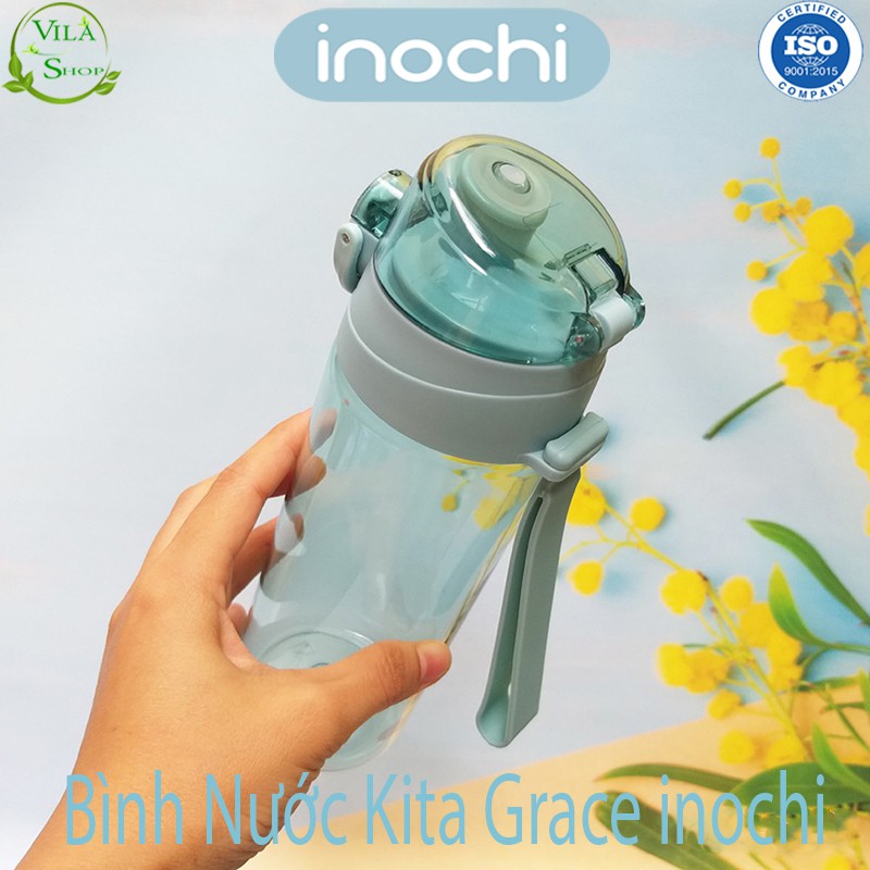 Bình Nước Thể Thao, Bình Nước Người Lớn Chịu Nhiệt 500ml - 620ml - 700ml, Bình Nước Cao Cấp Inochi An Toàn Không Mùi