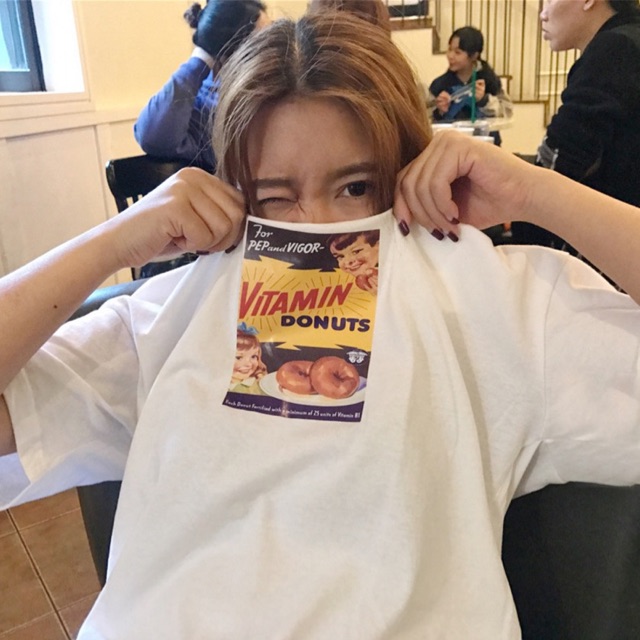 Áo phông donuts, freesize