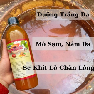Cốt nghệ gấc hạ thổ cho mặt handmade