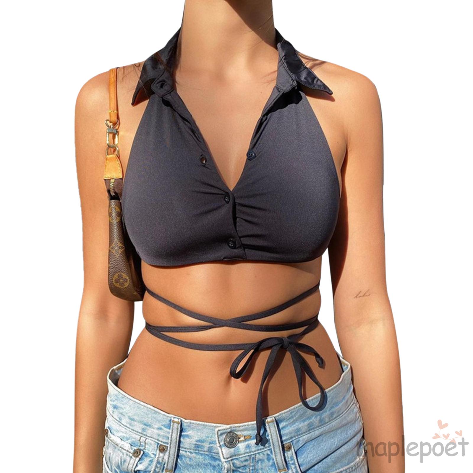 Áo Nữ Không Tay Hở Lưng Thời Trang Quyến Rũ | BigBuy360 - bigbuy360.vn