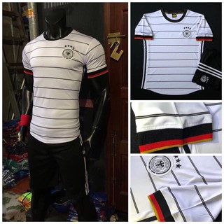 Áo bóng đá thun lạnh cao cấp đội tuyển Đức trắng 2020